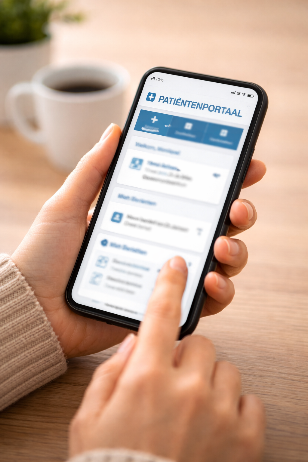 Patient environment: arrange your healthcare affairs online